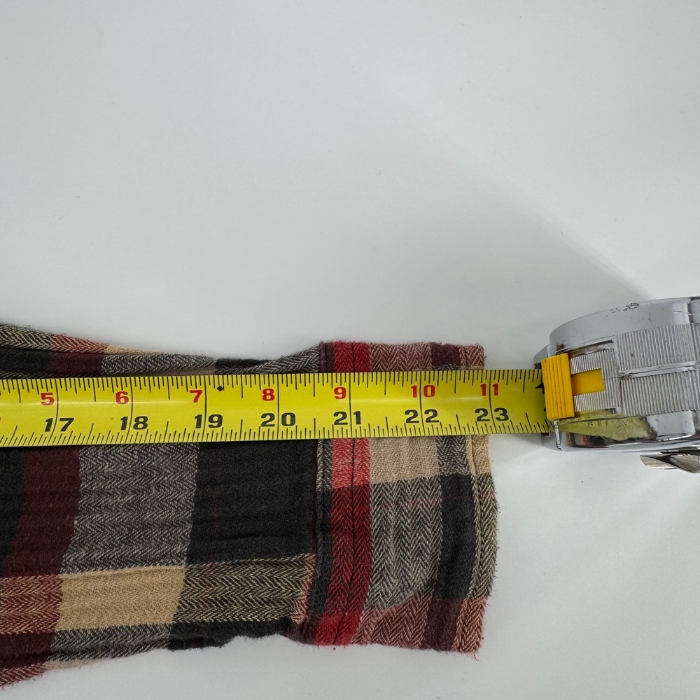 Mens Levi­s Relaxed Fit Plaid Western‎ Streetwear Flannel Long Sleeve Shirt Sz M - Picture 8 of 11